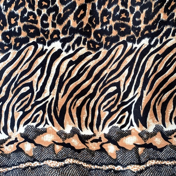 Vintage Pareos Etc Animal Print Beach Cover-Up - Picture 3 of 6